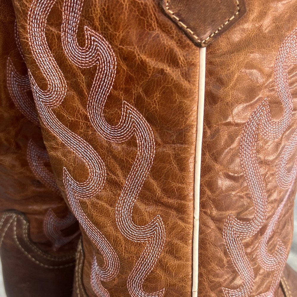 Brown Western  Ariat Cowgirl  Boots - Picture 9 of 14